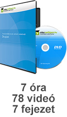Tanulj hatkonyan oktat videval: Drupal